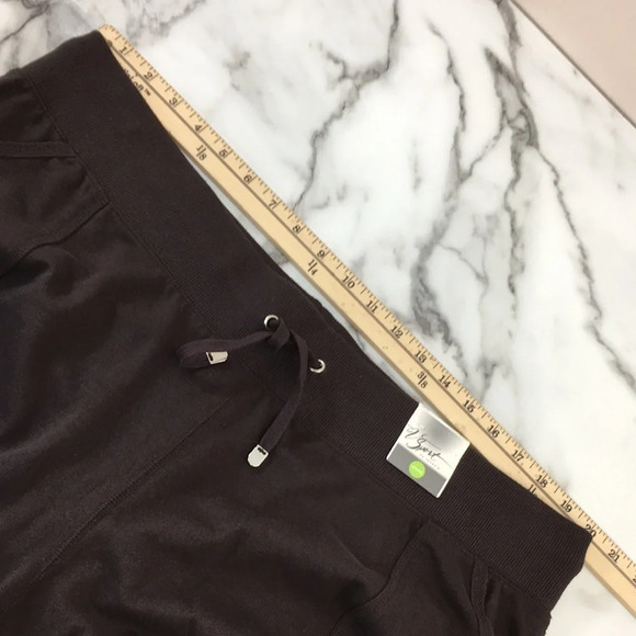 V Sport By Venezia Lane Bryant Unwind Brown Knit Sweat Pants Womens 18/20 Cotton - Picture 10 of 16